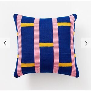 West Elm Dash & Stripe Indoor-Outdoor 20" Euro Pillow New w Tags
